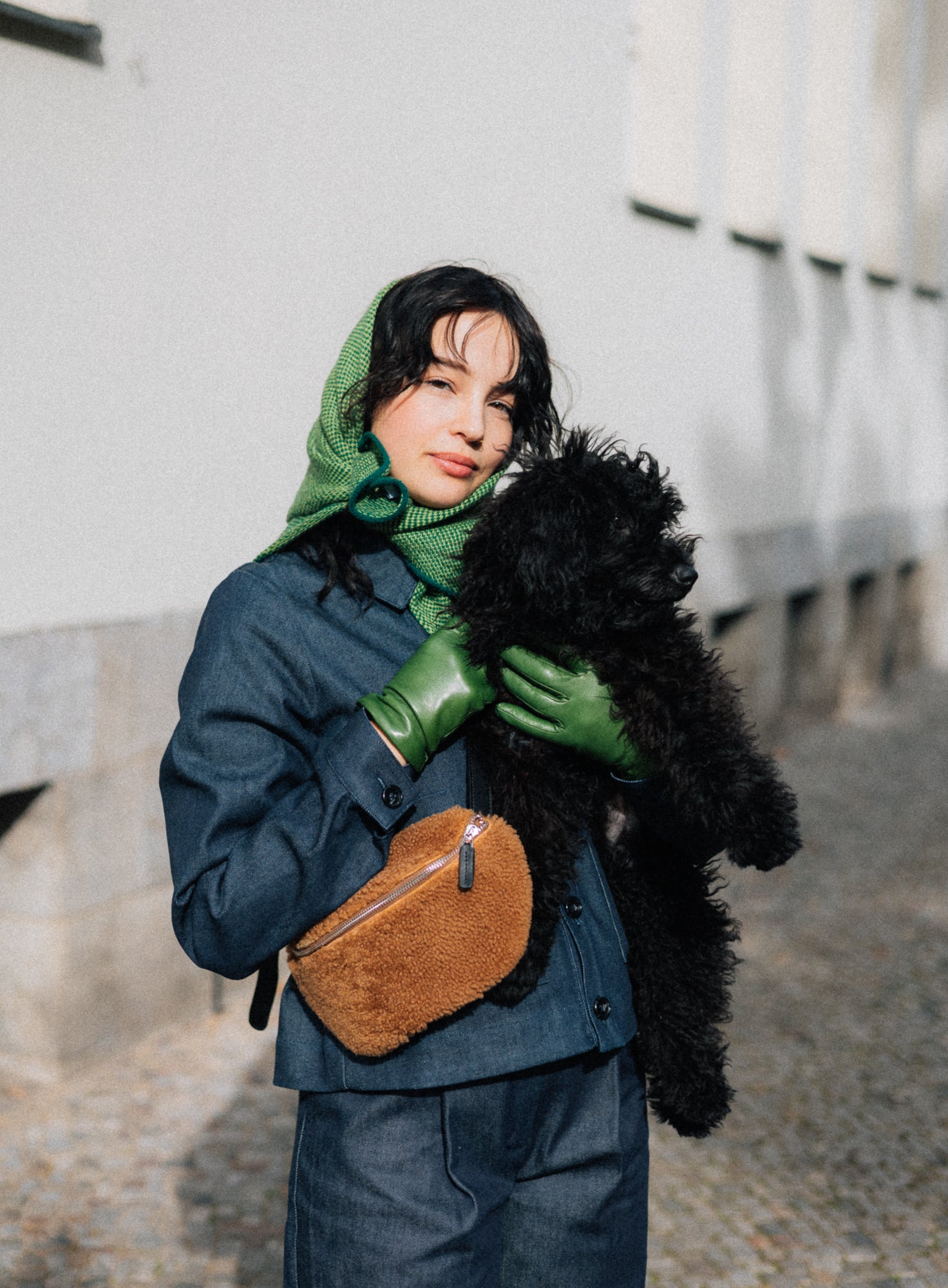 HIP BAG | CAN SHEARLING CARAMEL