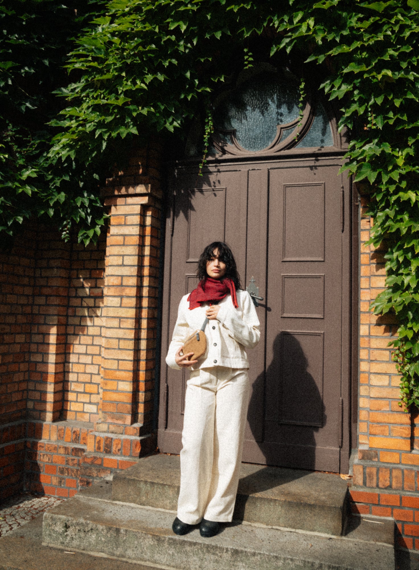 COTTON LINEN SET | High waist pant & Boxy jacket