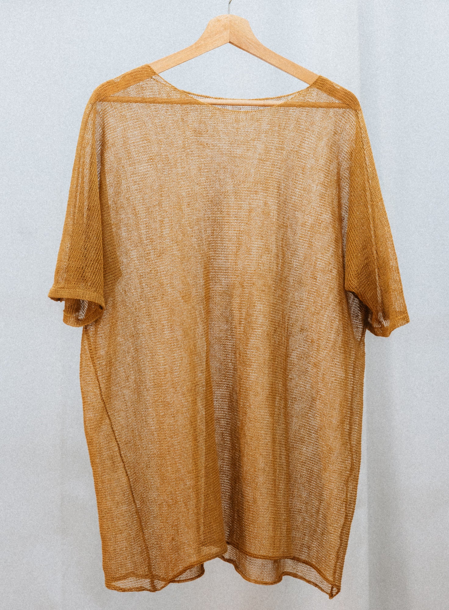 LINEN TEE | GOLD