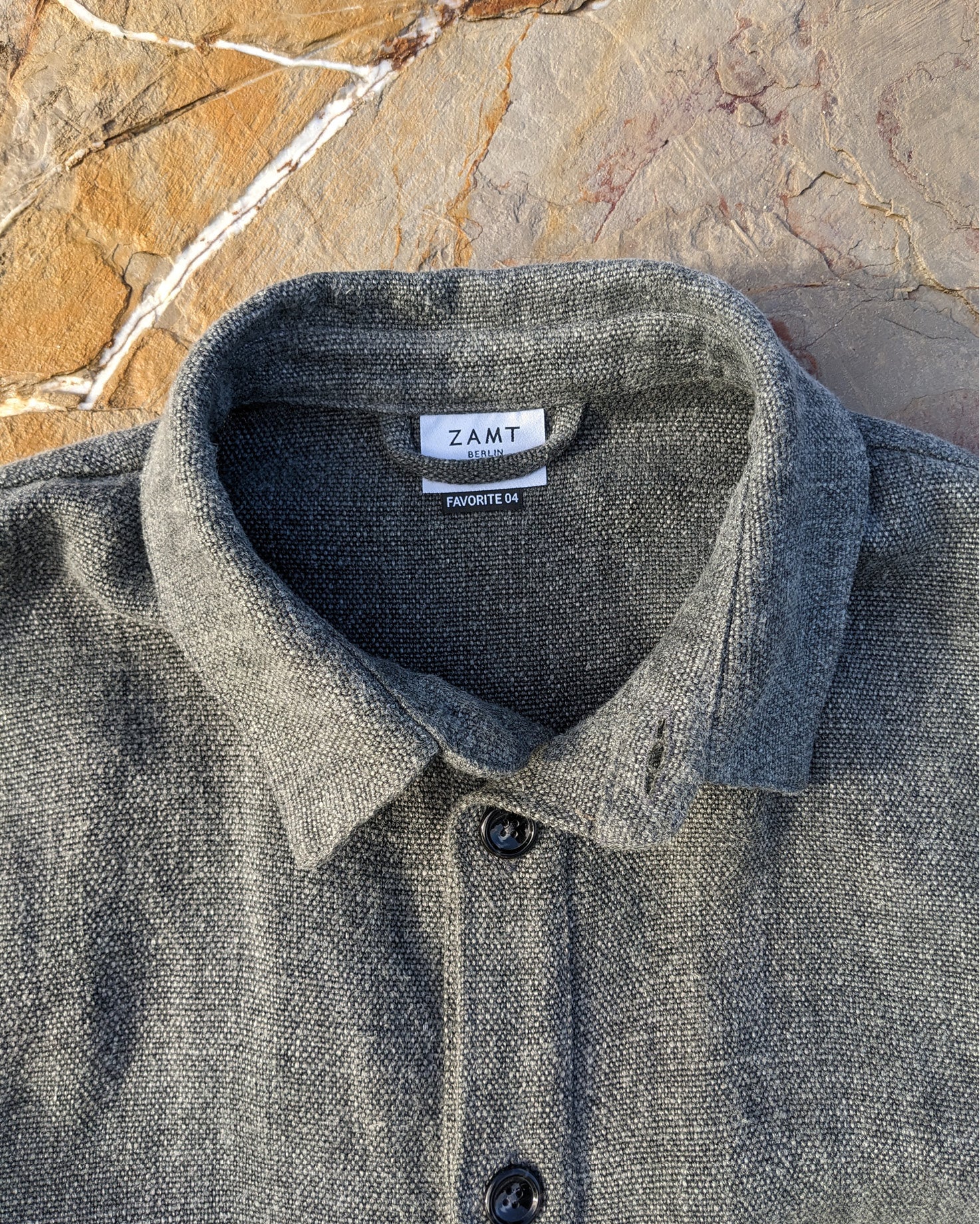 FAVORITE 04 | HEAVY LINEN UTILITY JACKET GREY